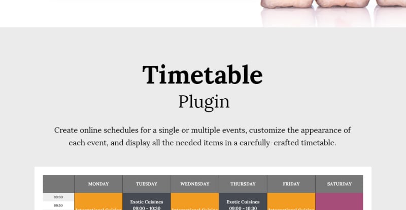 Master Chef Cooking School WordPress Theme - Features Image 10