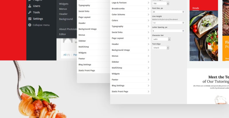 Master Chef Cooking School WordPress Theme - Features Image 18