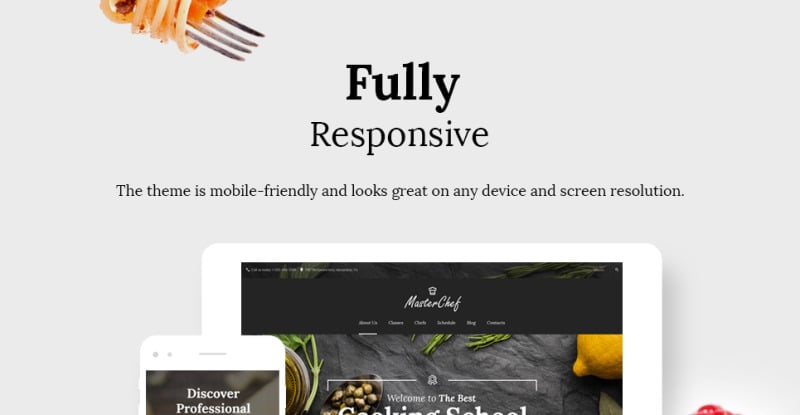 Master Chef Cooking School WordPress Theme - Features Image 19