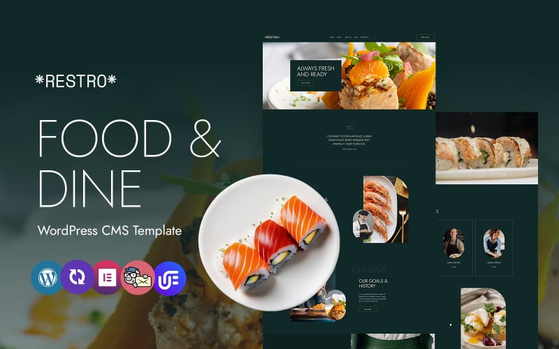 Restro Cooking WordPress Theme restro wordpress theme