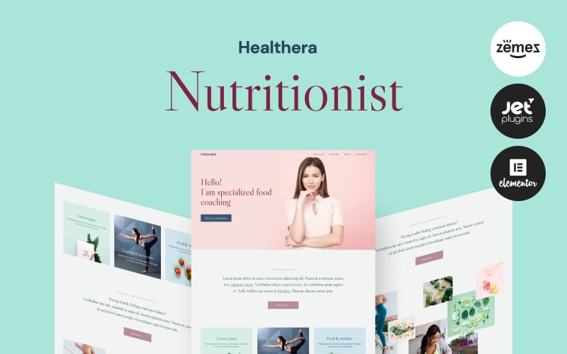 Healthera WordPress Theme - Wordpress Food Blog Themes