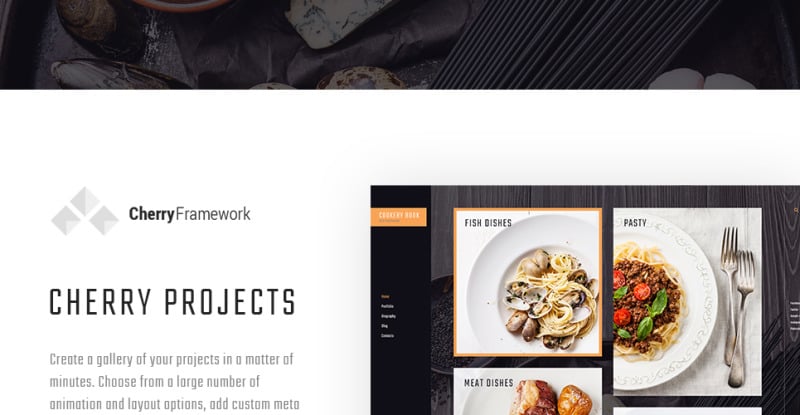 cookery book wordpress theme - Professional Preview 2 Cookery book WordPress Theme - Image 2